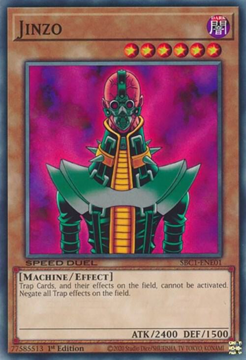 Jinzo SBC1-ENE01 card from Speed Duel: Streets of Battle City