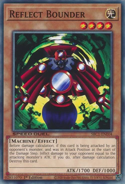 Reflect Bounder SBC1-ENE04 card from Speed Duel: Streets of Battle City