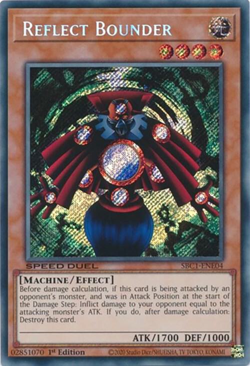 Reflect Bounder (Secret Rare) SBC1-ENE04 card from Speed Duel: Streets of Battle City