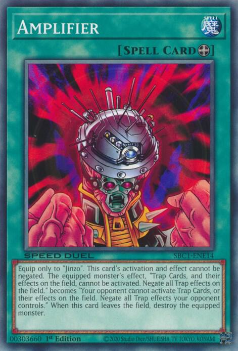 Amplifier SBC1-ENE14 card from Speed Duel: Streets of Battle City