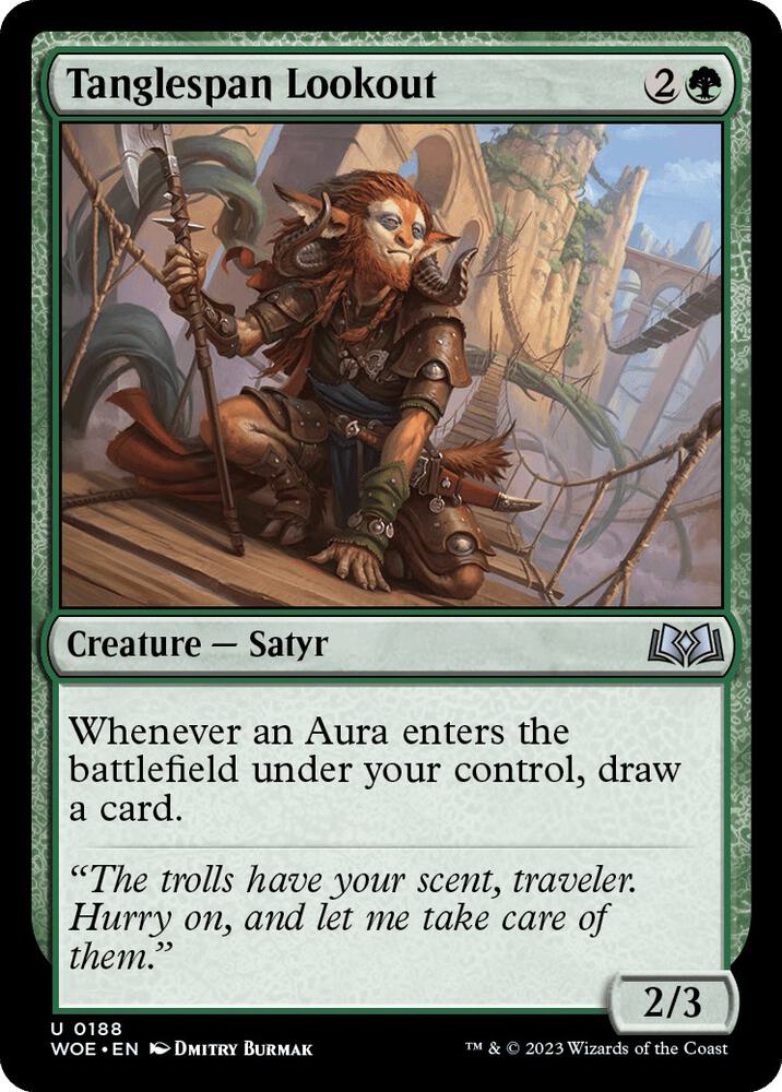 Tanglespan Lookout 188 card from Wilds of Eldraine