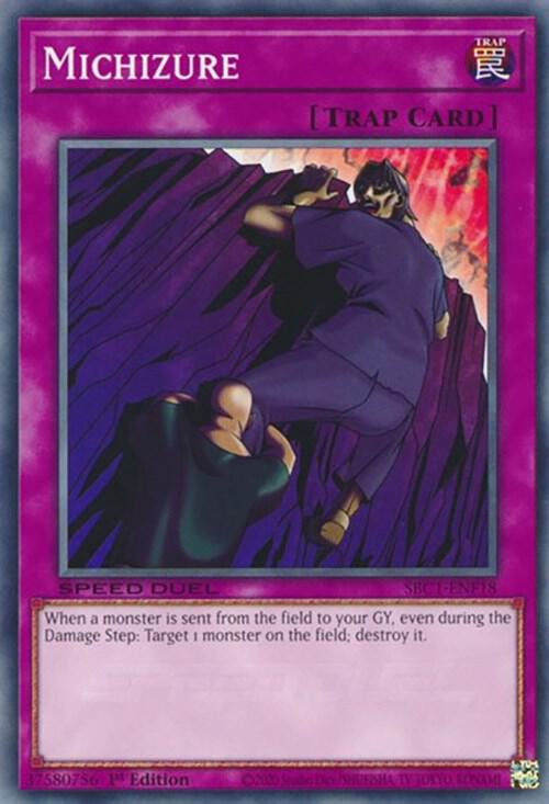 Michizure SBC1-ENF18 card from Speed Duel: Streets of Battle City