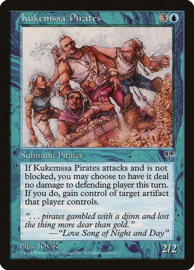 Kukemssa Pirates card from Mirage