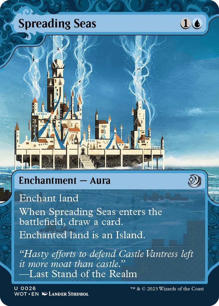 Spreading Seas 26 card from Wilds of Eldraine: Enchanting Tales
