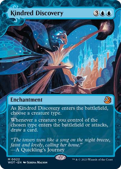 Kindred Discovery 22 card from Wilds of Eldraine: Enchanting Tales