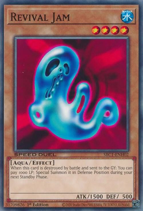 Revival Jam SBC1-ENH02 card from Speed Duel: Streets of Battle City