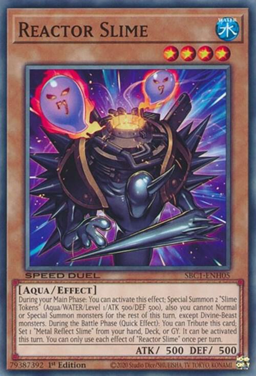 Reactor Slime SBC1-ENH05 card from Speed Duel: Streets of Battle City