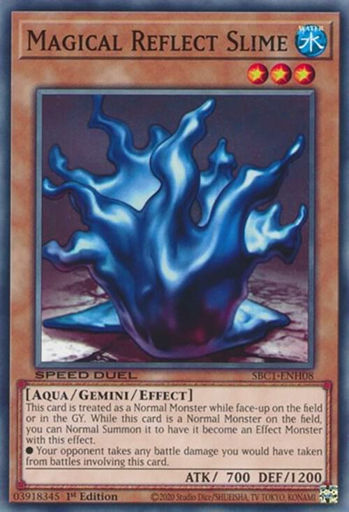 Magical Reflect Slime SBC1-ENH08 card from Speed Duel: Streets of Battle City