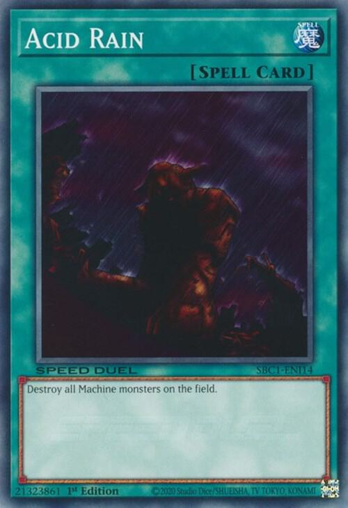 Acid Rain SBC1-ENI14 card from Speed Duel: Streets of Battle City