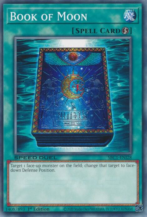Book of Moon SBC1-ENI28 card from Speed Duel: Streets of Battle City