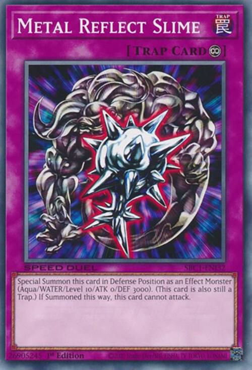 Metal Reflect Slime SBC1-ENI32 card from Speed Duel: Streets of Battle City