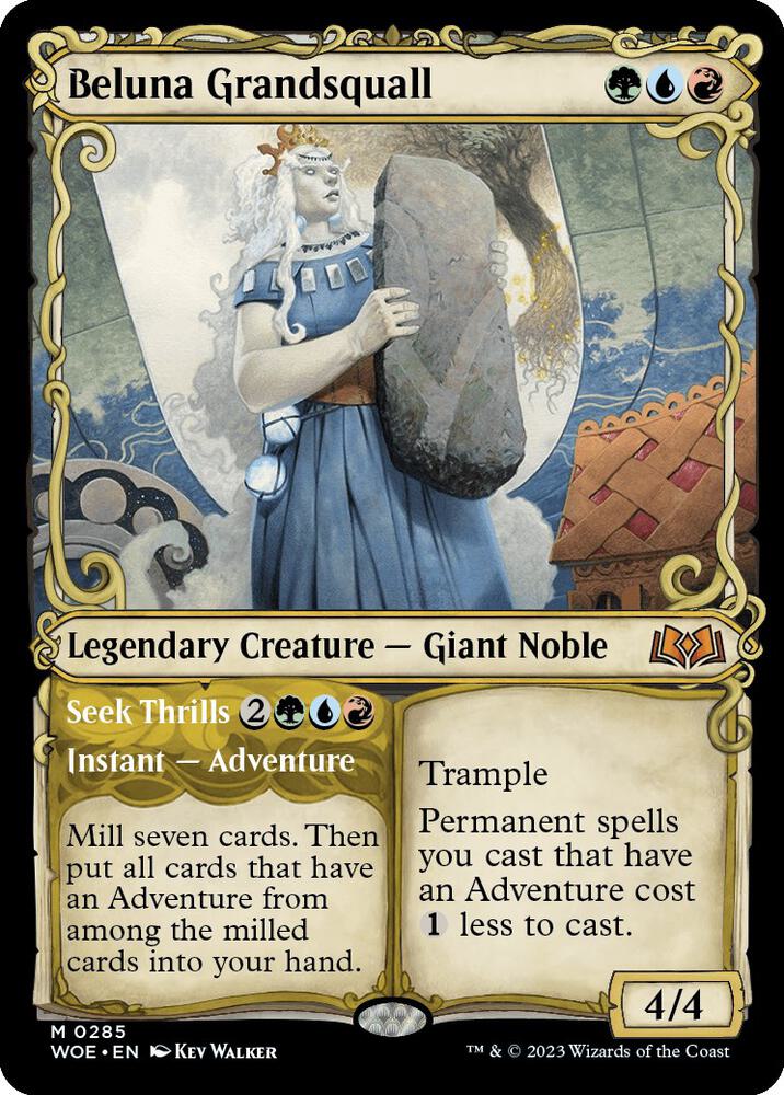 Beluna Grandsquall (Showcase) 285 card from Wilds of Eldraine