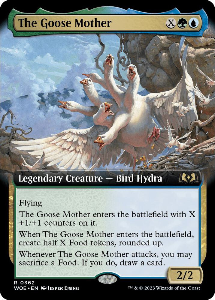 The Goose Mother (Extended Art) 362 card from Wilds of Eldraine