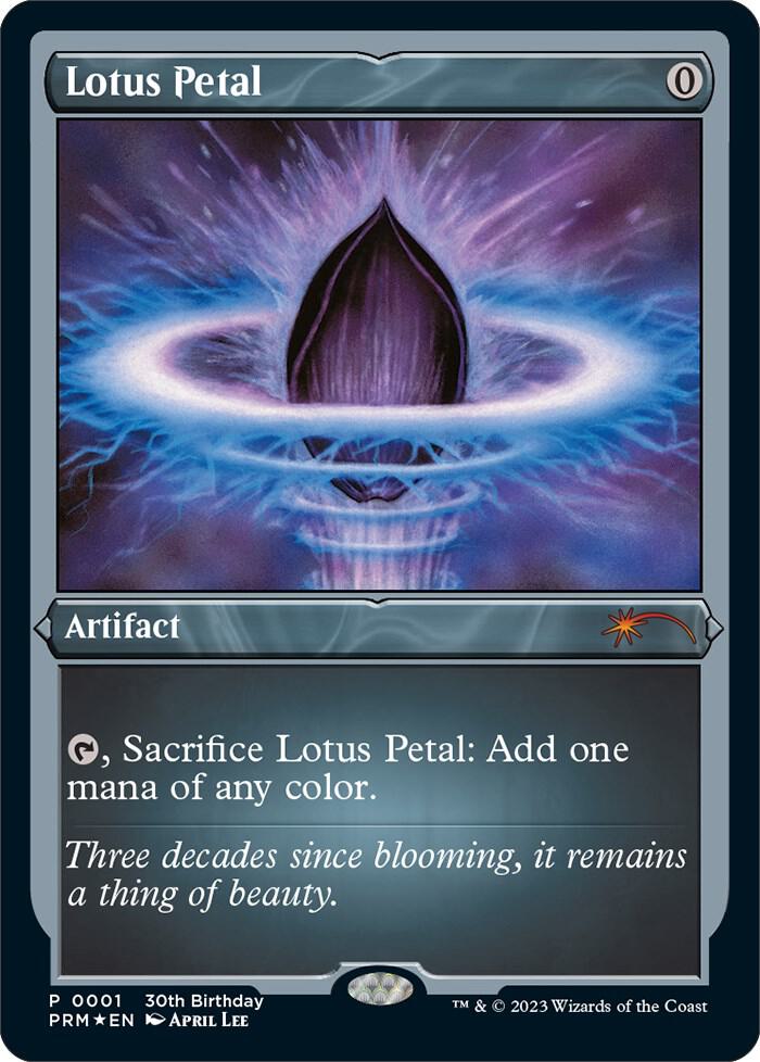 Lotus Petal (Foil Etched) 1 card from Unique and Miscellaneous Promos