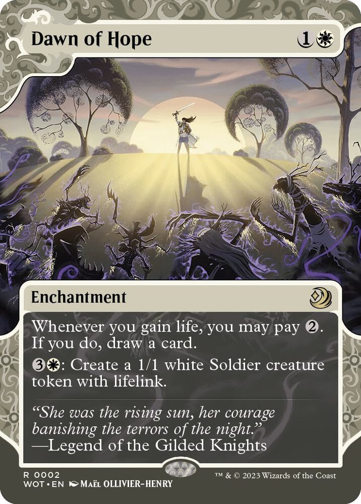 Dawn of Hope 2 card from Wilds of Eldraine: Enchanting Tales