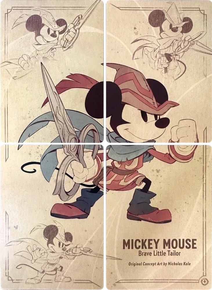 Mickey Mouse - Brave Little Tailor Puzzle Insert (Set of 4) card from The First Chapter