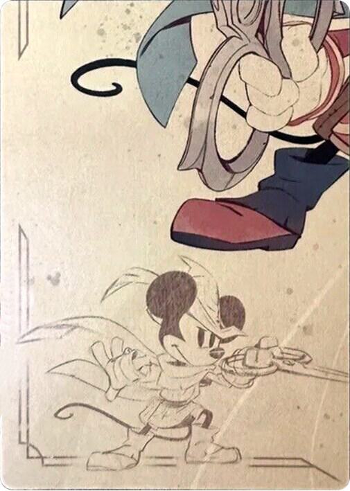 Mickey Mouse - Brave Little Tailor Puzzle Insert (Bottom Left) card from The First Chapter