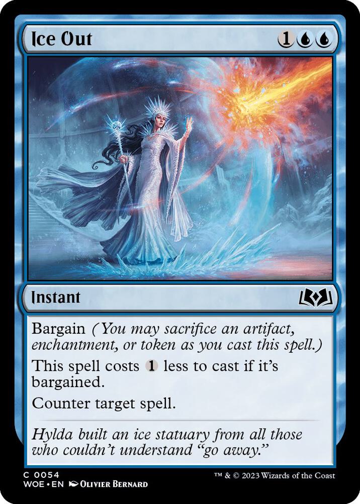 Ice Out 54 card from Wilds of Eldraine