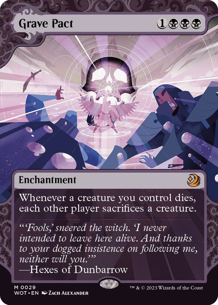Grave Pact 29 card from Wilds of Eldraine: Enchanting Tales