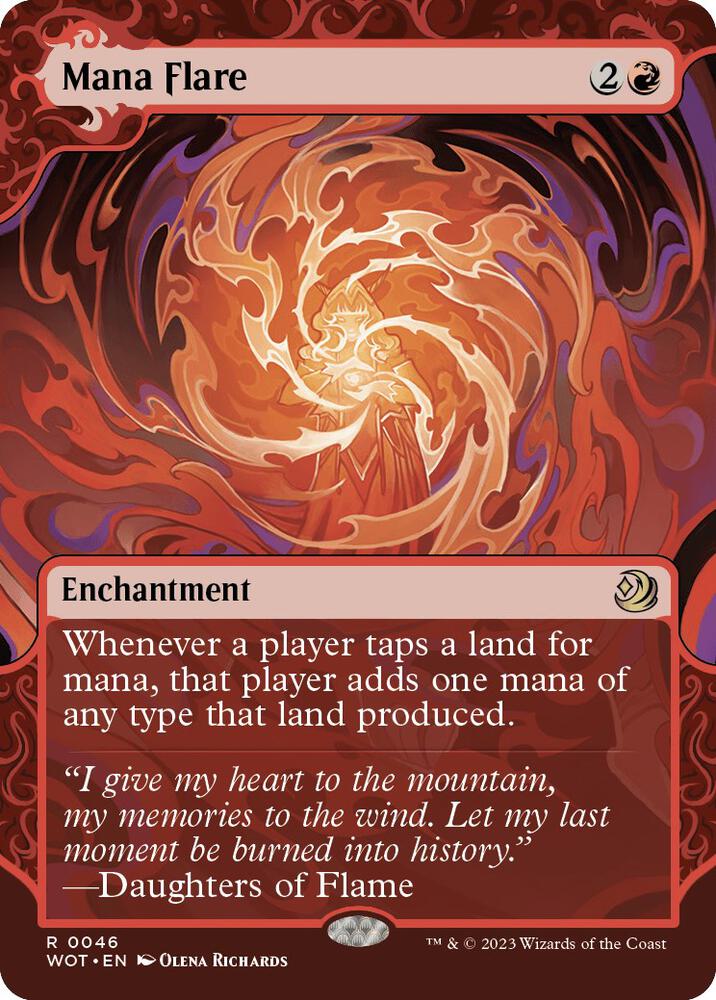 Mana Flare 46 card from Wilds of Eldraine: Enchanting Tales