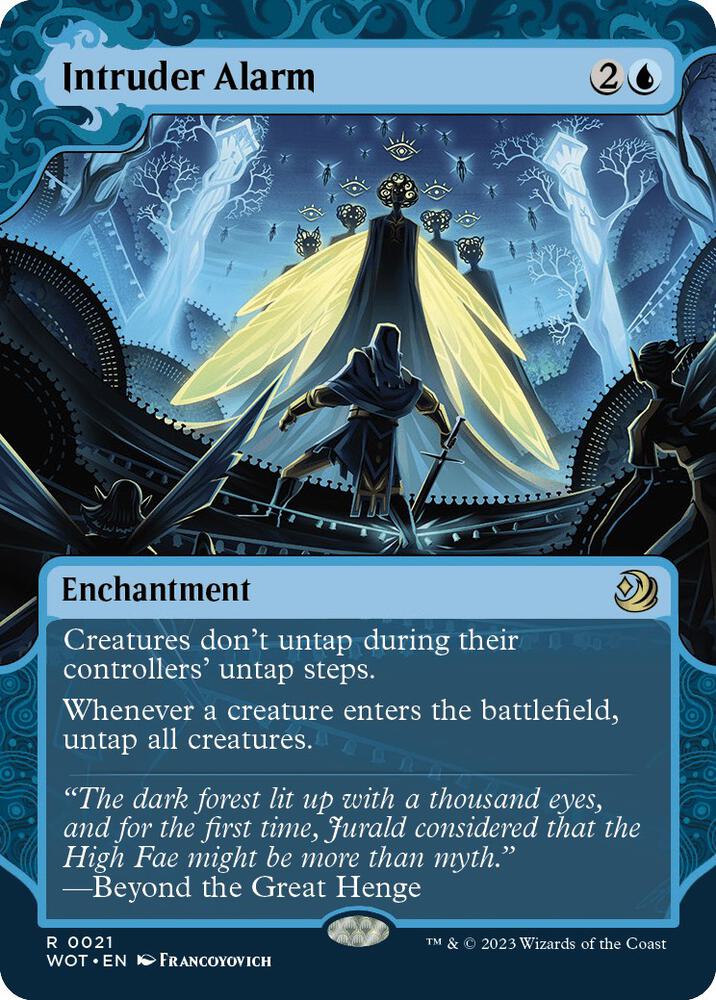 Intruder Alarm 21 card from Wilds of Eldraine: Enchanting Tales