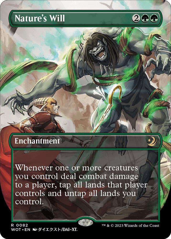 Nature's Will (Anime Borderless) 82 card from Wilds of Eldraine: Enchanting Tales