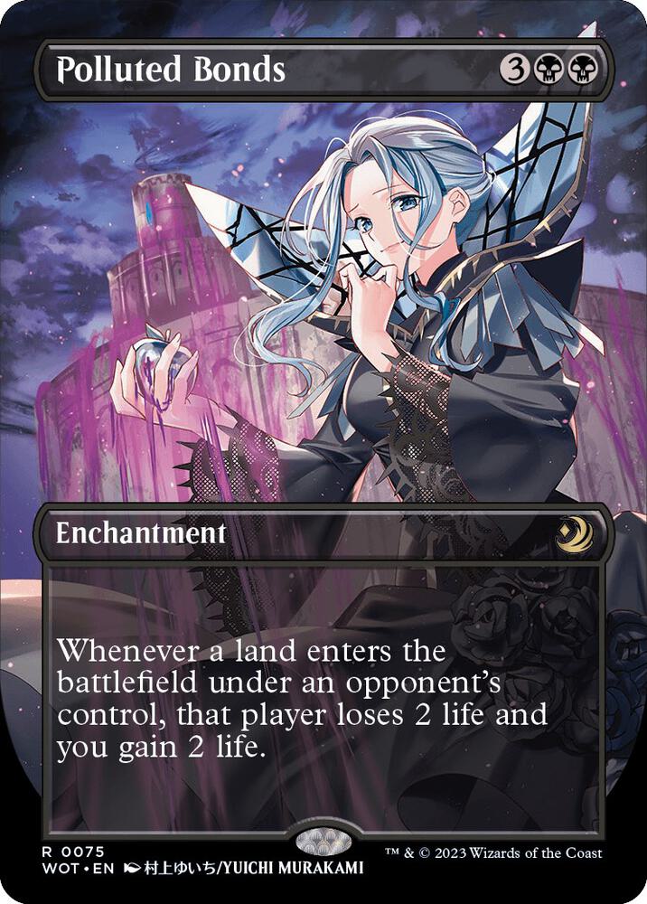 Polluted Bonds (Anime Borderless) 75 card from Wilds of Eldraine: Enchanting Tales
