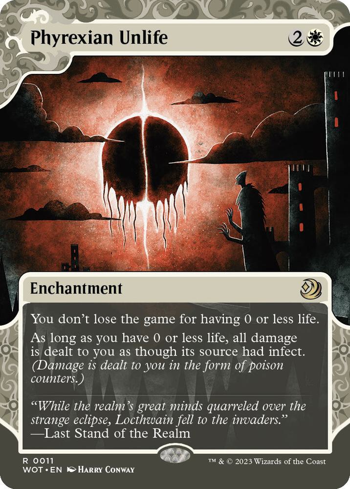Phyrexian Unlife 11 card from Wilds of Eldraine: Enchanting Tales