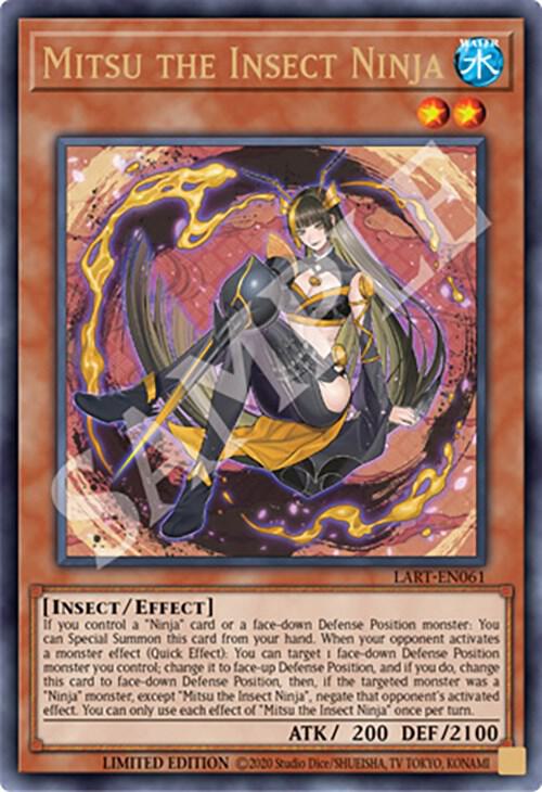 Mitsu the Insect Ninja LART-EN061 card from The Lost Art Promotion