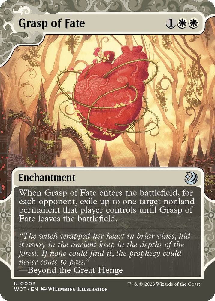 Grasp of Fate 3 card from Wilds of Eldraine: Enchanting Tales
