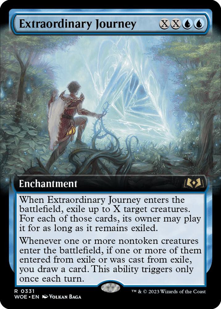 Extraordinary Journey (Extended Art) 331 card from Wilds of Eldraine