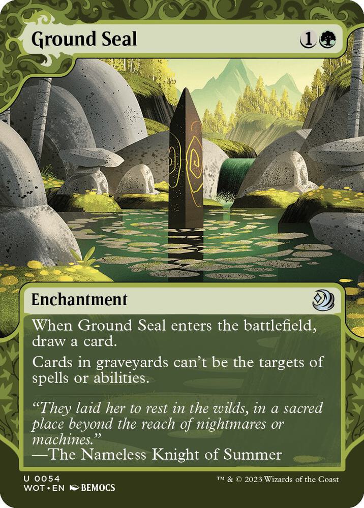 Ground Seal 54 card from Wilds of Eldraine: Enchanting Tales