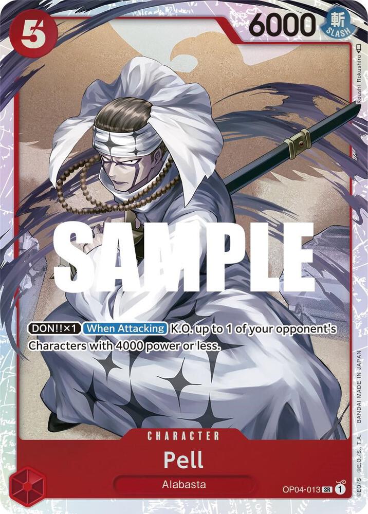 Pell OP04-013 card from Kingdoms of Intrigue