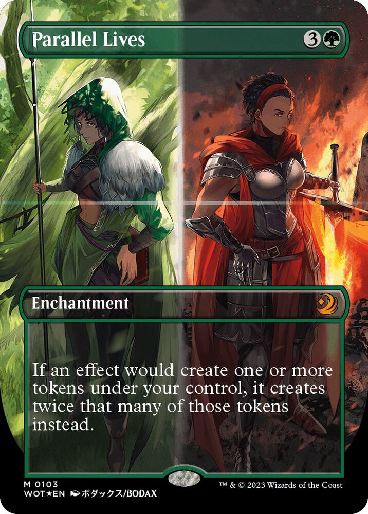 Parallel Lives (Anime Borderless) (Confetti Foil) 103 card from Wilds of Eldraine: Enchanting Tales