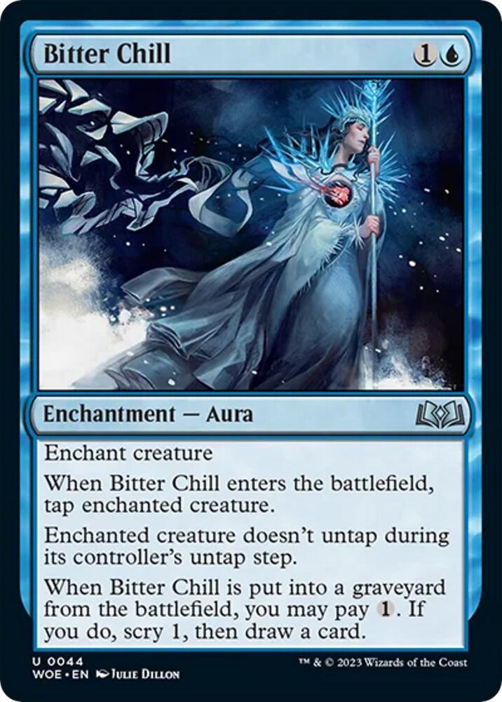 Bitter Chill 44 card from Wilds of Eldraine