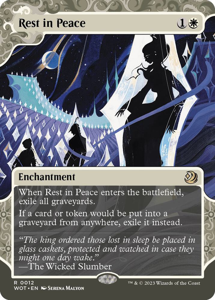 Rest in Peace 12 card from Wilds of Eldraine: Enchanting Tales