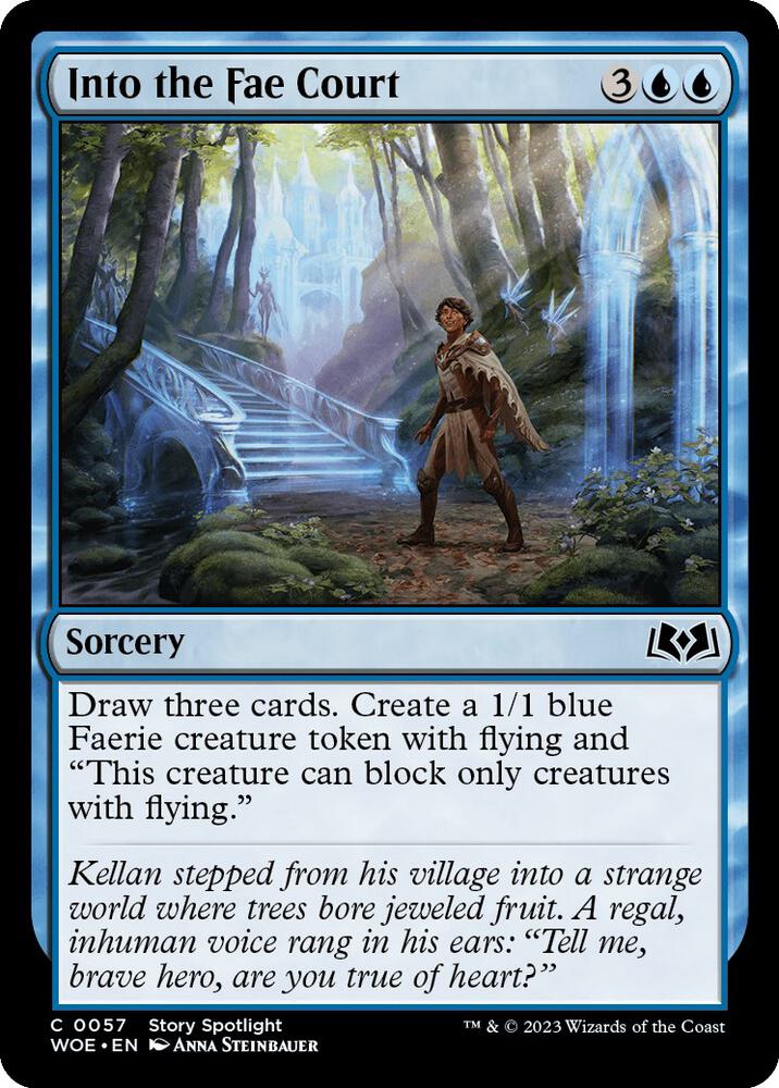 Into the Fae Court 57 card from Wilds of Eldraine