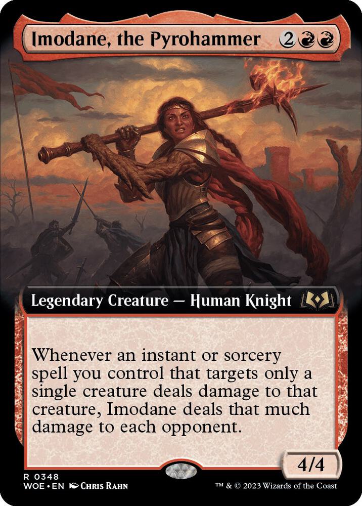 Imodane, the Pyrohammer (Extended Art) 348 card from Wilds of Eldraine