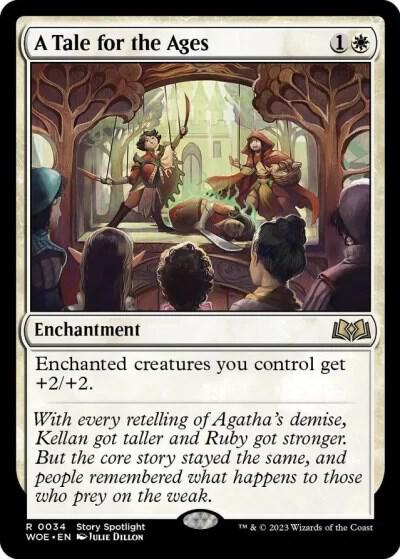 A Tale for the Ages 34 card from Wilds of Eldraine