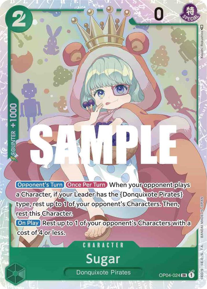Sugar OP04-024 card from Kingdoms of Intrigue