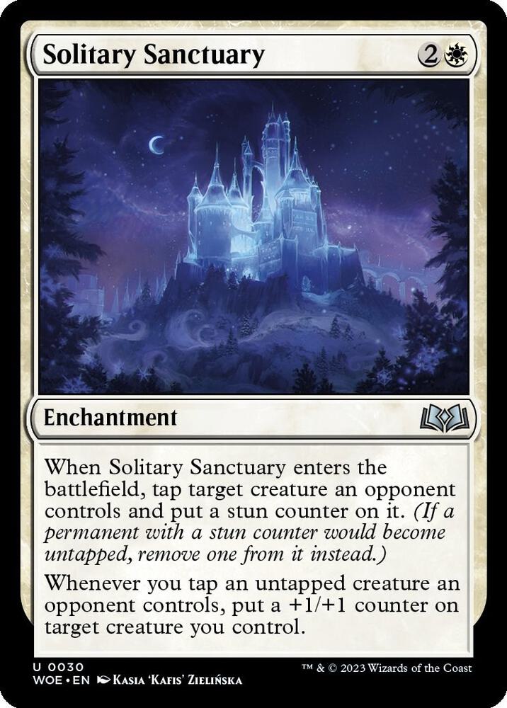 Solitary Sanctuary 30 card from Wilds of Eldraine