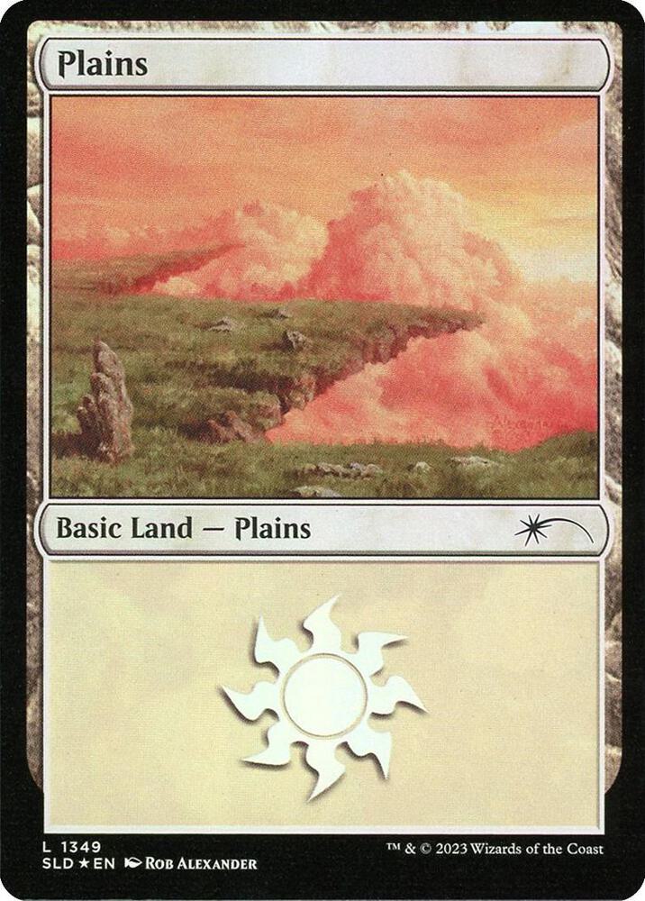 Plains 1349 card from Secret Lair Drop Series