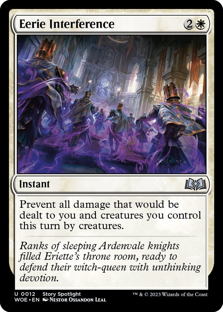 Eerie Interference 12 card from Wilds of Eldraine