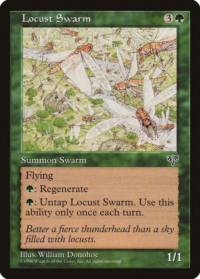 Locust Swarm card from Mirage