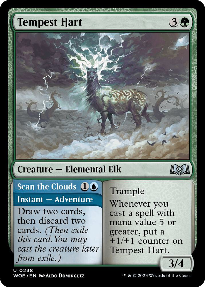 Tempest Hart 238 card from Wilds of Eldraine