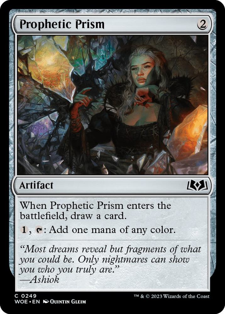 Prophetic Prism 249 card from Wilds of Eldraine