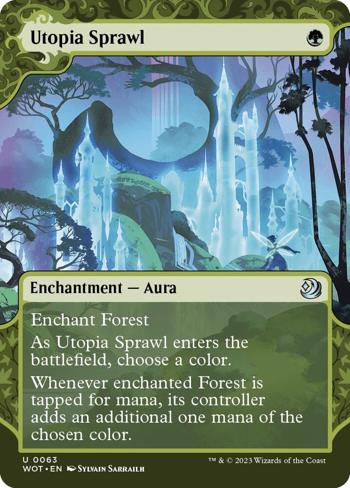 Utopia Sprawl 63 card from Wilds of Eldraine: Enchanting Tales