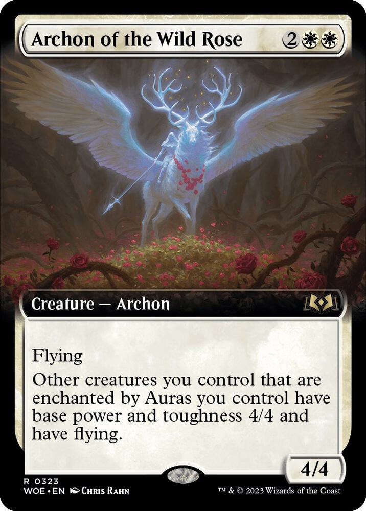 Archon of the Wild Rose (Extended Art) 323 card from Wilds of Eldraine