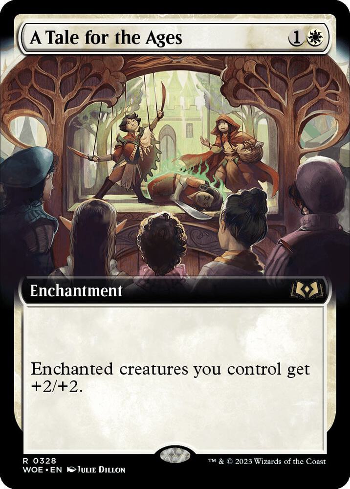 A Tale for the Ages (Extended Art) 328 card from Wilds of Eldraine