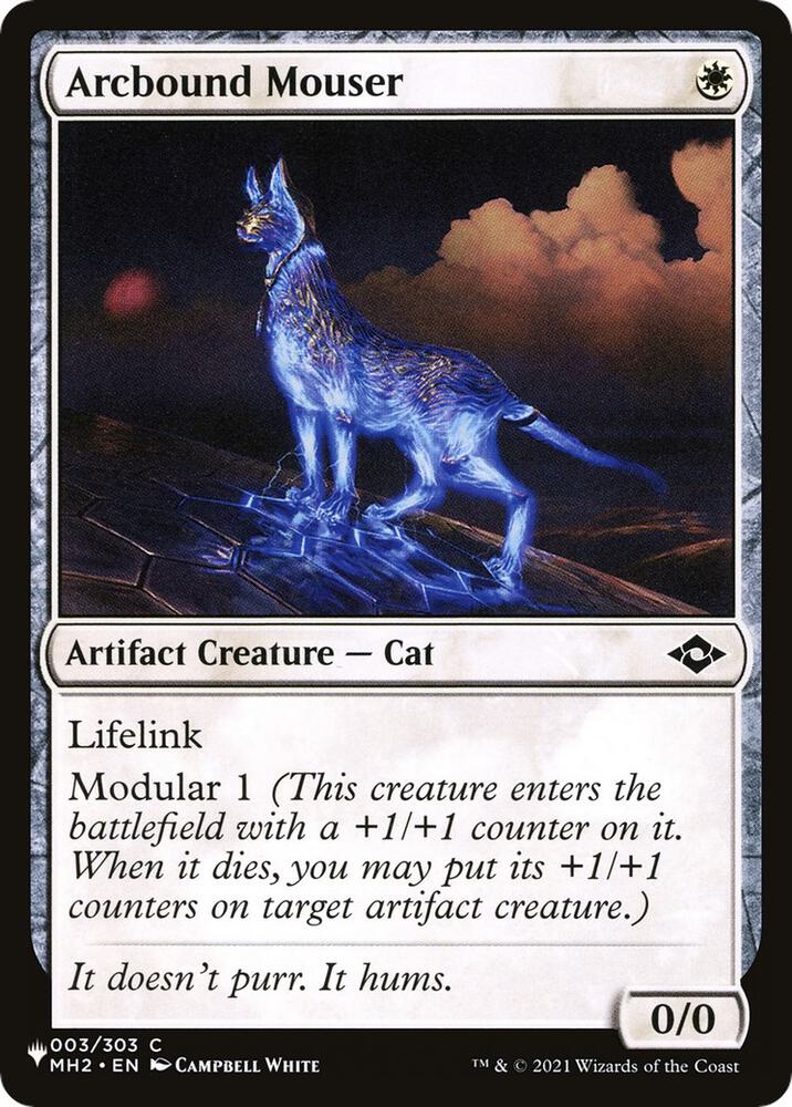 Arcbound Mouser 003/303 card from The List Reprints